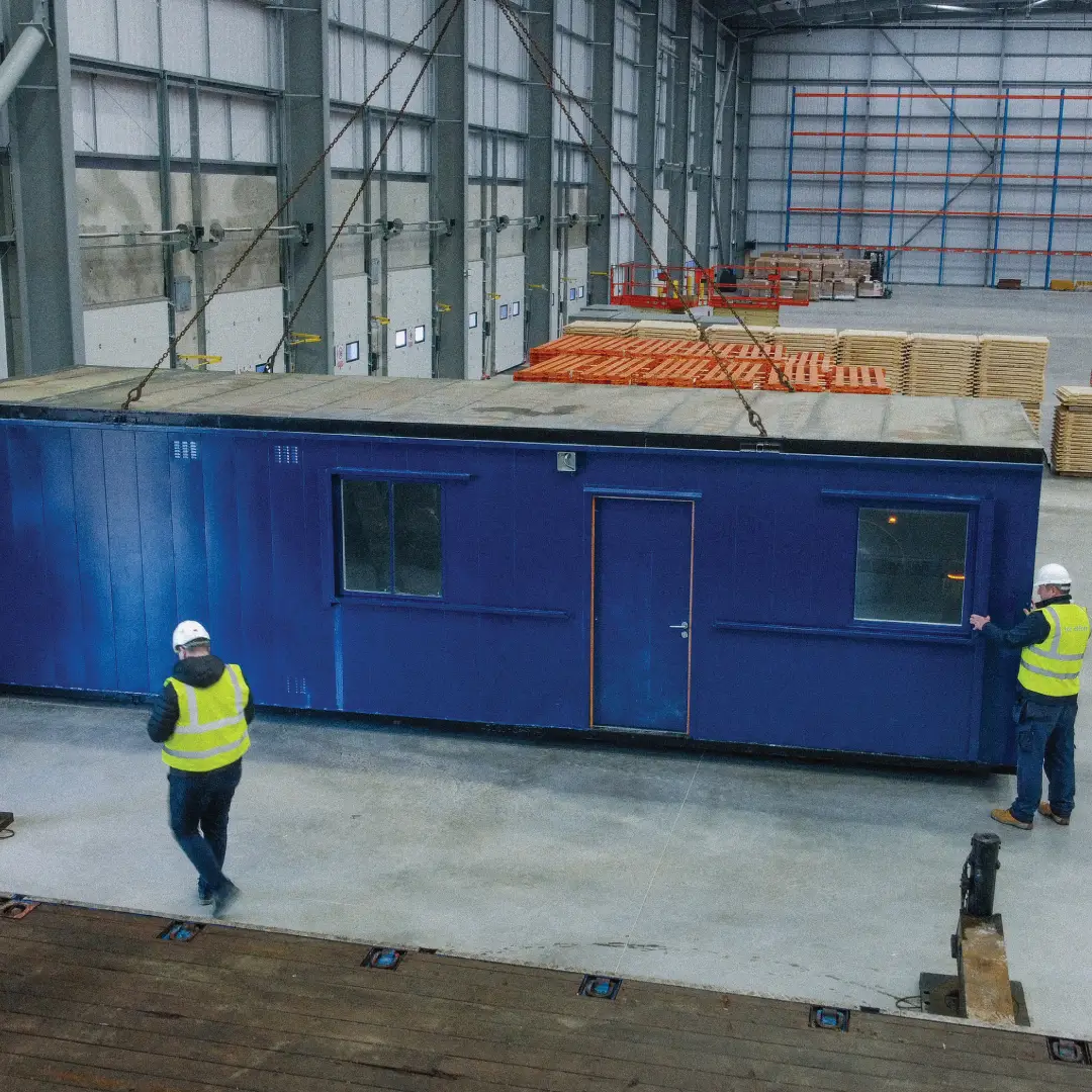 Welfare Unit in a warehouse facility